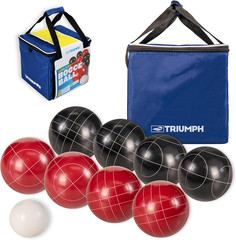 Competition 100Mm Resin Bocce Ball Outdoor Game Set with Carrying Bag for Easy S