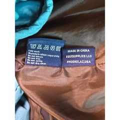 EOUS Equestrian Riding Jacket Waterproof Hooded Brown Women’s XL 3-1