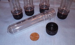 3 tubes caps 1.5 oz water proof Geocache Containers Storage Vault Crush Survival