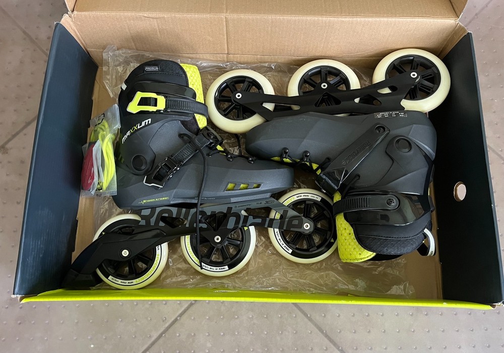 NEW ROLLERBLADE MAXXUM EDGE 125 3WD 3-Wheel X-Training Inline Skates Men’s 10.5