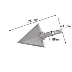 Archery Broadheads 100 Grain Fixed Blades Stainless Steel Hunting Broadheads …