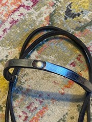 Vintage Tory Silver Covered used western Headstall FREE SHIPPING