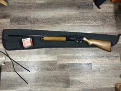 Working!! Crosman Trapmaster 1100 CO2 Powered Air Shotgun .380 Cal Wood W/shells