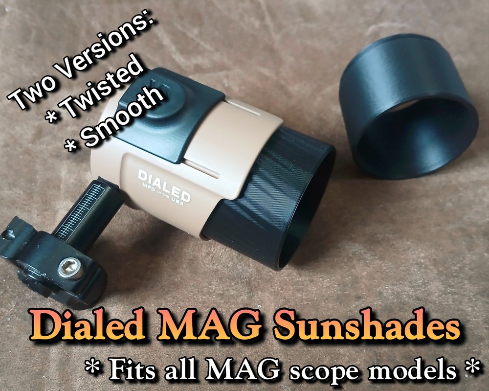 ** Dialed MAG Scope Sunshades ** Fit all Mag Scope Models – Arxos Pruf