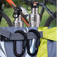 Locking Carabiner Clip, 3 Inch D Ring Clips Spring Snap Key Chain Hook Screw …