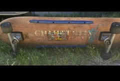 Vintage 1980s Schmitt Stix Yard Stix Skateboard Independent Slime Balls Vomits