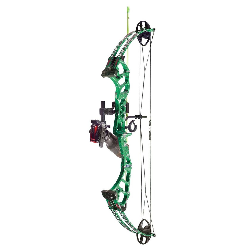 PSE Mudd Dawg Bowfishing Package 30-40# RH Green DK’D Finish w/ Cajun Bottle Ree