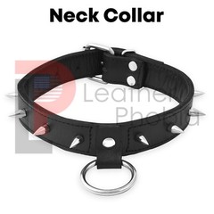 Genuine Cowhide Leather Bondage Set Black Restraints with Cuffs, Collar, Eye MSK