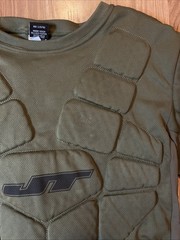 JT Padded Shirt Men’s OSFM Paintball Short Sleeve Olive Green One Size Fits Most