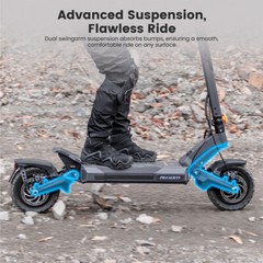 Ausom DT2 Pro Electric Scooter Adult,2*1100W Motor,E-Scooters,115km Max Range