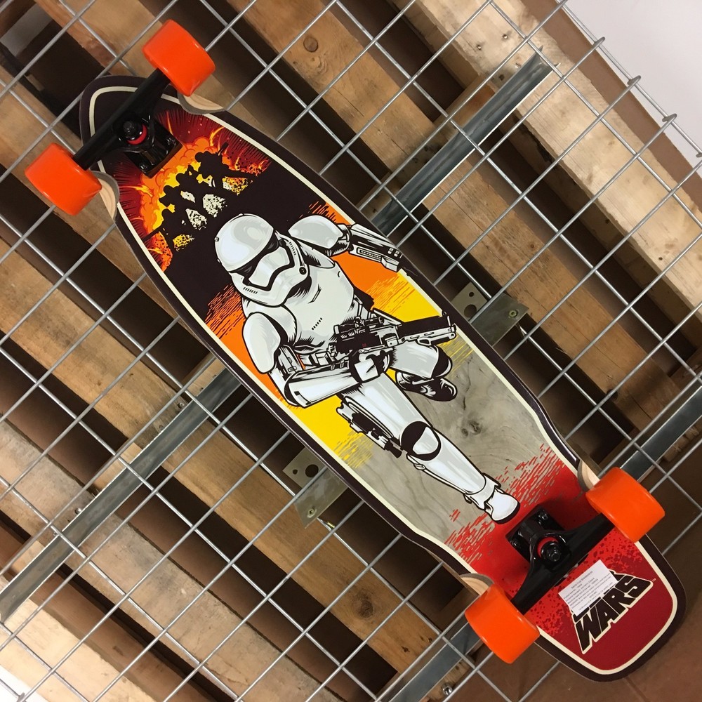 New Santa Cruz Star Wars Stormtrooper Cruzer Complete Skateboard – 36in x 9.3in