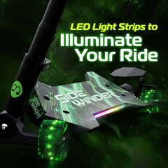 Melo SideWinder Kick Scooter – Green