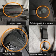 Compound Bow Bag High Elasticity Sponge Protect Case Carry with Arrow Pocket
