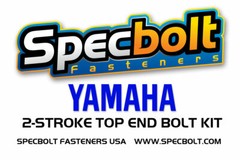 Yamaha YZ465 Top End Engine Nuts Bolts Kit (Nickel) YZ 465 Cylinder Head Rebuild