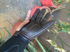 TRADITIONAL ARCHERY SHOOTING LEATHER GLOVE TOP QUALTY GLOVE 100% GENUINE LEATHER