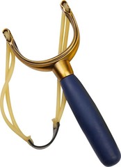 Heavy-Duty Slingshot with Metal Alloy Fork & Rubber Band – Outdoor Hunting Toy,