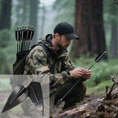 12PCS Hunting Arrowheads Archery Compound Bow Broadhead 150 Grain For Big Animal