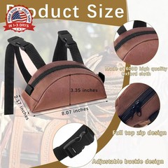 Shinylin 2 Pcs Pommel Pocket Saddle Bag Saddle Horn Bag Saddle Pouch for Western