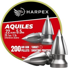Aquiles .22 Cal Airgun Pellets – 20.1 Grains Pointed Arrowhead Design – 12.2 …