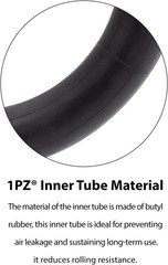 1PZ X02-20W 200X50 Inner Tubes 2 Pack Heavy Duty Electric Scooter Tire Tube Repl