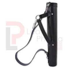 Handmade Leather Archery Quiver – Genuine Cowhide Arrow Holder for Hunting