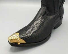 WESTERN COWBOY BOOT TIPS Pair – Long Horn Flat Tips