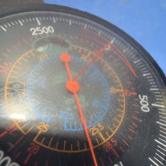 Vintage Thommen Switzerland Wrist Altimeter Barometer 19 Jewels Working