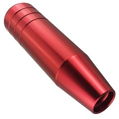 Red Aluminum Alloy Shift Knob – Weighted Metal Gear Lever – 5″