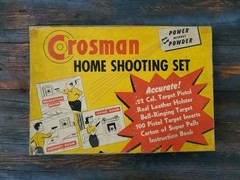 VTG Crosman Home Shooting Set 116k Crosman «22» Pellet Gun