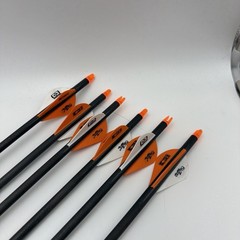 Easton Black Max 340 6.5MM Carbon 30 inches Up To 70 Lbs 6 PACK