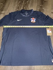 Nike Men sz L Team USA 2024 Olympic Skateboarding Jersey Long Sleeve FD6333 451