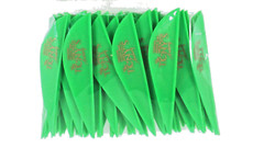 2.5″ Vanes Tonys All New Super Wave Archery Vanes Green 50PK TNYSWV3343H
