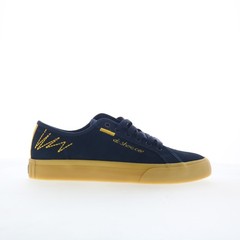 DC Manual LE ADYS300742-NKH Mens Blue Suede Skate Inspired Sneakers Shoes