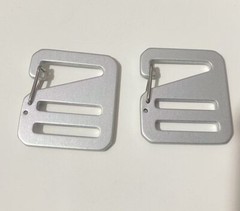 Aluminum Alloy G Hook Metal Buckle 20mm 25mm Adjusters Bag Backpack Webbing DIY