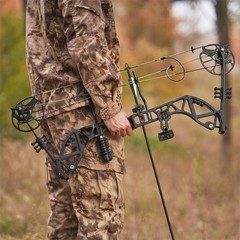 Archery 30-70lbs Compound Bow RH Carbon Arrows Target Hunting Shooting 310 FPS