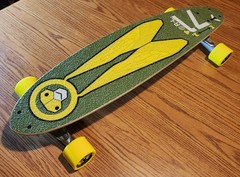 G&S Swiss Made High Camber Fibreflex Slalom Competition Skateboard NOS 2002 RARE