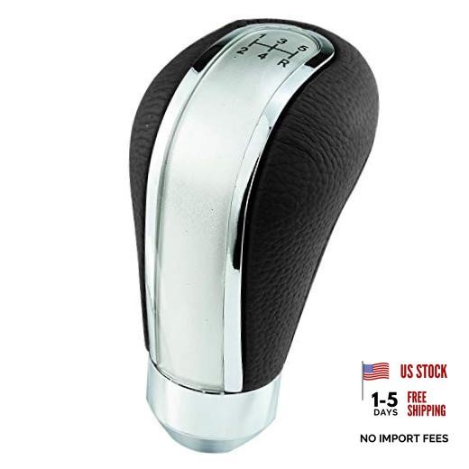 Silver 5 Speed Shift Knob—Aluminum Alloy Car Gear Stick—Weighted Shift Knob