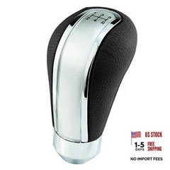 Silver 5 Speed Shift Knob—Aluminum Alloy Car Gear Stick—Weighted Shift Knob