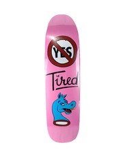 Tired No Sign Yes Donkey Pink Blue Black Size 8.5 Vintage NOS Shaped Deck
