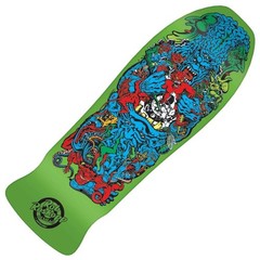 New Santa Cruz Rob Roskopp Target 5 Fluorescent Green Reissue Skateboard Deck
