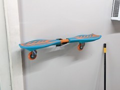 Custom 3D Printed Wall Mount Hanger for Razor RipStik 2 Wheel Caster Board
