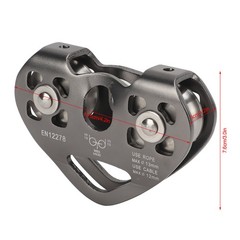 Climbing Pulley Portable Lightweight Ideal For Rock Climbing Aluminum Popular