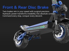 NFC APP 6000W High Power Electric Scooter 52 Miles Range, 45MPH 60V Music Player