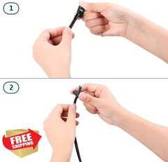 Oumers Black-white Goggle Strap 4 Pack