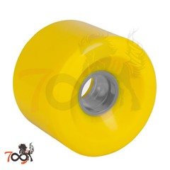 Cal 7 60mm 83A Cruiser Skateboard Yellow Wheels (4 Pcs) + ABEC-7 Bearings