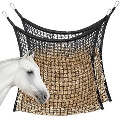 2 PCS Slow Feed Hay Net for Horses, Large Capacity Hay Bags for Horses 35×31″