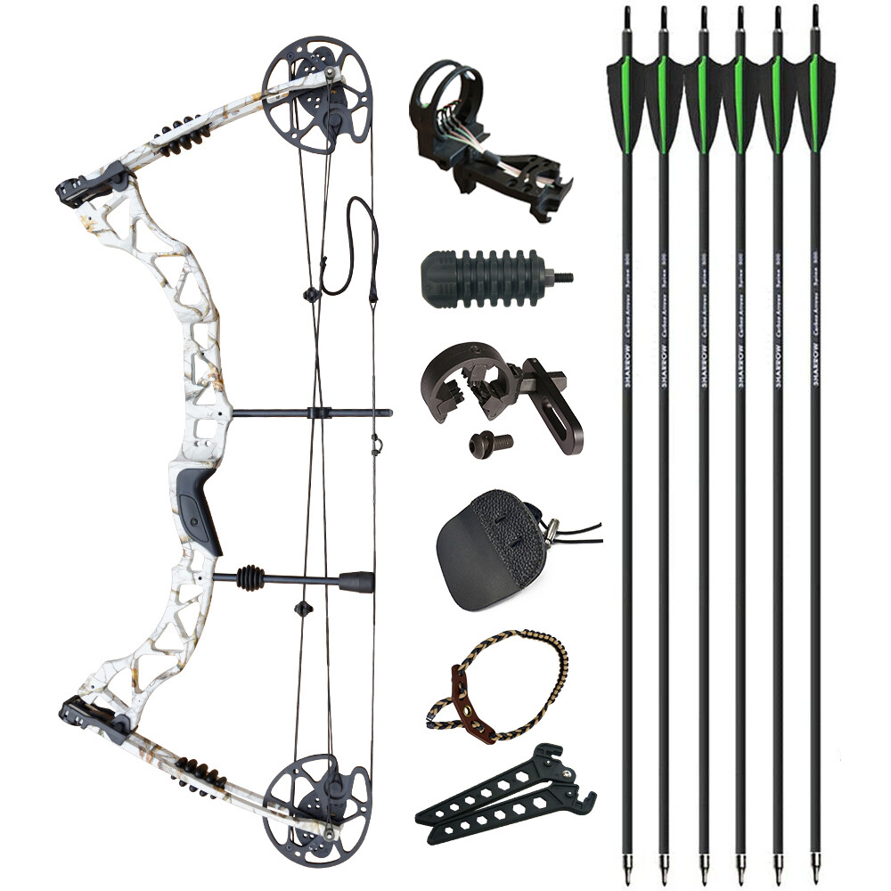 Compound Bow Arrows Set 30-70lbs Adjustable Archery Target Bow Hunting Fishing