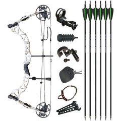Compound Bow Arrows Set 30-70lbs Adjustable Archery Target Bow Hunting Fishing