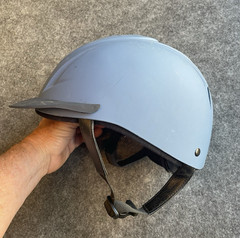 Ovation Deluxe Schooler Riding Helmet Equestrian, Blue, S/M (52-56)