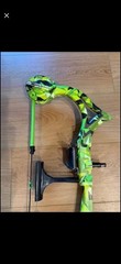 Accubow 2.0 Archery Trainer Green Mantis Camo Target Practice Barely Used